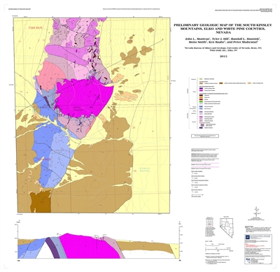 Preliminary geologic map of the south Kinsley Mountains ...
