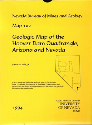 Geologic map of the Hoover Dam quadrangle, Arizona and Nevada [MAP AND ...