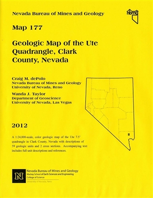 Geologic map of the Ute quadrangle, Clark County, Nevada [MAP AND TEXT]