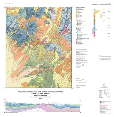 Preliminary geologic map of the Apex quadrangle, Clark County, Nevada ...