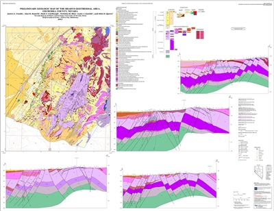 Preliminary geologic map of the Bradys geothermal area, Churchill ...