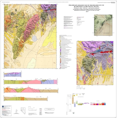 Preliminary geologic map of the Boulder City NW quadrangle, Clark ...