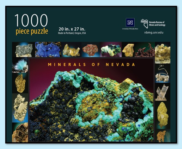 NBMG Minerals of Nevada Puzzle